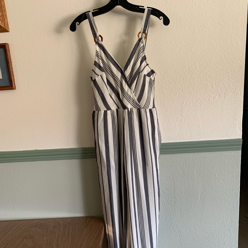 Striped Jumpsuit NWT
